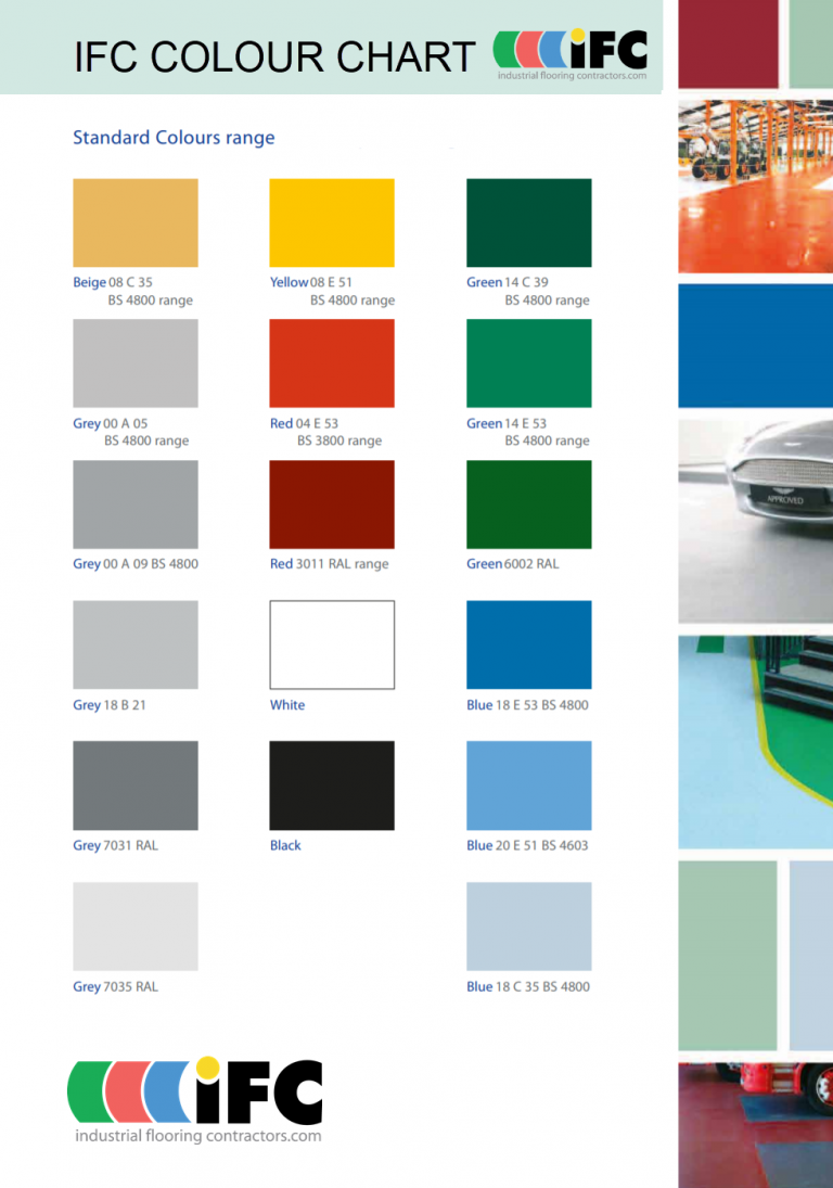 IFC Colour Chart - IFC