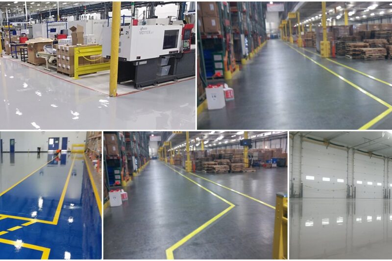 warehouse epoxy resin flooring, UK